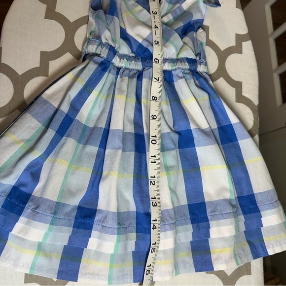 Nautica Baby Girl Blue Plaid Sundress with Bloomers Sz 12M - Picture 7 of 7